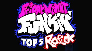 TOP 5 OS MELHORES JOGOS FRIDAY NIGHT FUNKIN NO ROBLOX Top 5 Friday Night Funkin Games in Roblox [upl. by Elayne53]