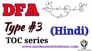 DFA  type 3 string containing abb with example Hindi  Automata theory  TOC series [upl. by Vastha956]