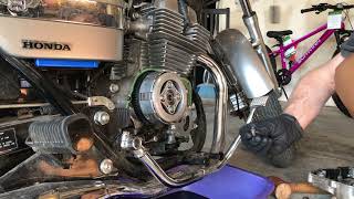 Gearshift Spindle Replacement CMX250 2008 Honda Rebel [upl. by Aicelf576]