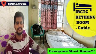 COIMBATORE RAILWAY STATION RETIRING ROOM GUIDEEXPLORING VLOG   Budget Cost  Tamil  Vlog 49 [upl. by Petracca488]