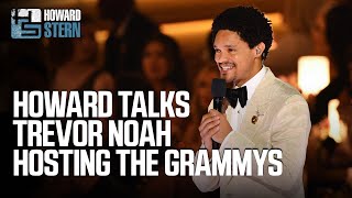 Howard Reacts to Trevor Noah’s Grammy Monologue [upl. by Kciwdahc689]