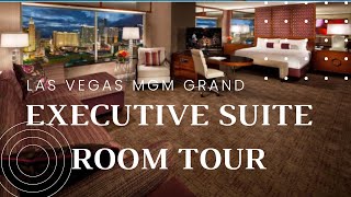 MGM Grand Las Vegas room tour Executive Suite [upl. by Yonita]