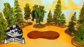 How to make your MDF terrain tree bases look realistic and AMAZING PART 1 [upl. by Arda]