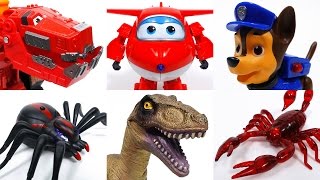 Toys Vs Toys Go Dinotrux Superwings Paw Patrol [upl. by Etnuhs]