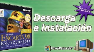 HUVI RETRO Microsoft Encarta 98 Español  Descarga [upl. by Yam]