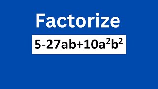 Factorize 527ab10a2b2 [upl. by Naxela]