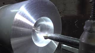 Ward lathe 1  making a V BELT PULLEY [upl. by Ylrehc]