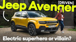 FIRST DRIVE Jeep Avenger small electric SUV Superhero or villain  Electrifying [upl. by Anaujahs149]