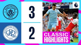 Classic Highlights  Man City 32 QPR  AGUEROOOOOOOO [upl. by Meris299]