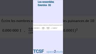 Exercice 35 Les ensembles TCSF Maths [upl. by Adler824]