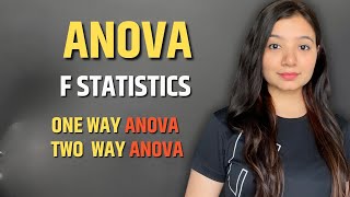 ANOVA Test  F Statistics  One Way ANOVA  Two Way ANOV  Statistics Tutorial [upl. by Ander]