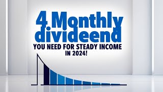 quot4 Monthly Dividend Stocks You Need for Steady Income in 2024quot [upl. by Gotcher]