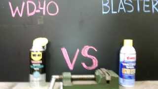 White Lithium comparison WD40 vs Blaster [upl. by Graves]