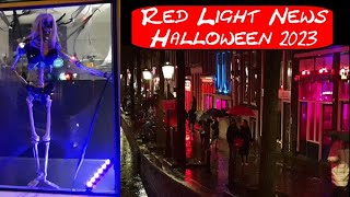 Amsterdam Red Light District News  Halloween 2023 [upl. by Alejandro]