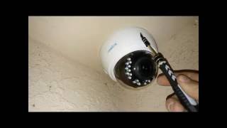 How to install a Reolink or Amcrest Security Camera [upl. by Adalheid790]