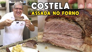 Como Fazer Costela no Forno com Batatas  Tv Churrasco [upl. by Blaze]