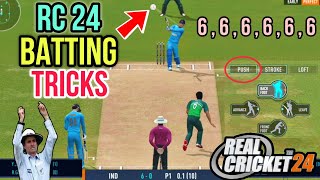 How To Do Batting in Real Cricket 24  Real Cricket 24 Me Batting Kaise Kare  RC 24 Batting Tricks [upl. by Llemor]