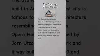 Improve Your Reading Practice  The Sydney Opera House Story in English [upl. by Oilcareh]