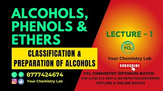 Alcohols Phenols amp Ethers Class 12 PreparationNEETJEEL1 [upl. by Guy]