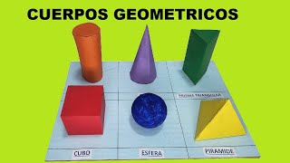 Como Hacer una Maqueta de los Cuerpos Geometricos [upl. by Abramo]