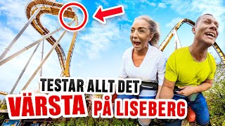 TESTAR ALLT DET VÄRSTA PÅ LISEBERG [upl. by Nnaarual5]