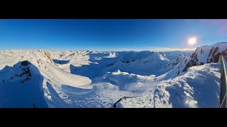 Andermatt Switzerland  Skiing and Snowboarding 2023 [upl. by Aneerahs]