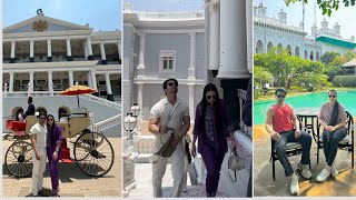 Stay at Taj Falaknuma Palace Hyderabad Anniversary celebration at Palace [upl. by Irreg391]