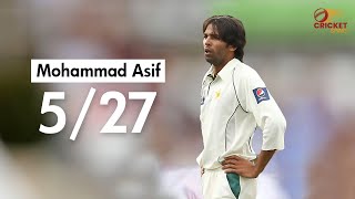 Mohammad Asif Amazing Swing Bowling 🔥 Against Sri Lanka  SL vs PAK 2nd Test at Kandy 2006 [upl. by Nerhe]