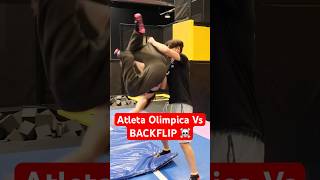 Atleta Olimpica Vs BACKFLIP ☠️☠️☠️ [upl. by Gyatt951]