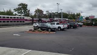 MBTA Extra Middleboro Extra double draft passes thru plain Street with GP40MC3 1138 [upl. by Stephanie]