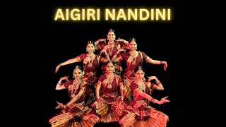 AIGIRI NANDINI  RHYTHMIC RAGA  BHARATNATYAM CHOREOGRAPHY  NAVRATRI [upl. by Michale]