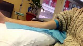 Iron Infusion Hopsital Procedure Cannula Insertion [upl. by Lramaj507]