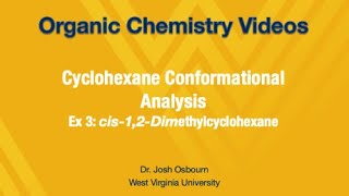 457  Cyclohexane Conformational Analysis  Example 3 [upl. by Aiekram]