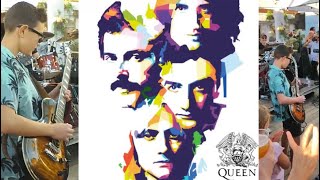 directo en la playa de I want to break free de queen con Mala Vida [upl. by Laurence]