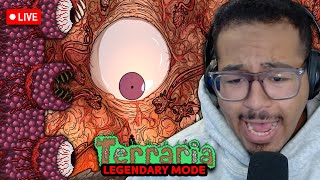 WE HAVE TO BEAT THE WALL OF FLESH TOADY  Terraria Legendary Mode [upl. by Lianne]