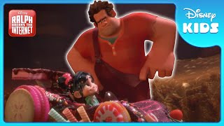 🕹️ Vanellopes Driving Practice  Wreck It Ralph  Disney Kids [upl. by Stargell]