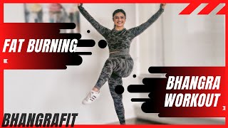 Bhangra Workout At Home  24 Minutes Fat Burning Cardio  BhangraFit  DJ Frenzy  Love Friday Mix [upl. by Rinum]