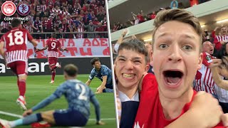 THE MOMENT OLYMPIACOS KNOCK ASTON VILLA OUT of EUROPE [upl. by Eirual]