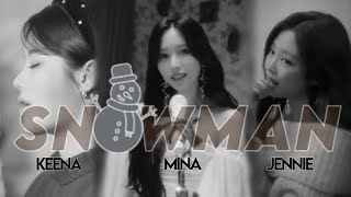 ☆ SNOWMAN by JENNIEMINAKEENA MV ☆ [upl. by Rodablas]