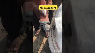 1000 litre water tank installationwork plumbing fitting shorts [upl. by Eilatan141]