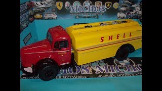 118 MercedesBenz L 6600 Shell Truck  Minichamps 109031071 Diecast Model [upl. by Kallista]