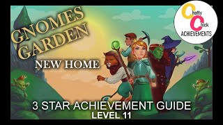 Gnomes Garden New Home  Level 11  Walkthrough 3 Stars XBOX 100 Achievement Guide 1080p [upl. by Grubb959]