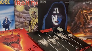 WOODVALE Record Fair VINYL Finds amp the strange IRON MAIDEN Bootleg  ACDC • MOTORHEAD • KISS • RATT [upl. by Alyworth]