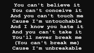 Michael JacksonUnbreakable Lyrics HQ [upl. by Faxan]