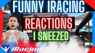 Hilarious Iracing Nascar Reactions When Sneezing Strikes During Races [upl. by Eirffej628]