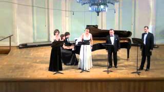 Brahms Neue Liebeslieder Waltzes Op65 2 Finstere Schatten der Nacht [upl. by Ylremik460]