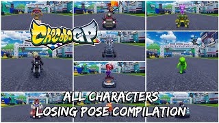 Chocobo GP  All Characters Losing Pose Compilation [upl. by Prendergast]