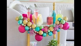 Tutorial Guirnalda con bolas de navidad DIY [upl. by Pontius888]