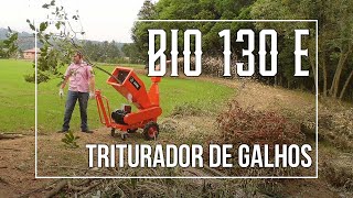 Triturador de Galhos BIO 130 Elétrico [upl. by Legnaros]