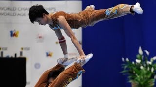 Acrobatic Gymnastics in Slow Motion [upl. by Odrarebe]